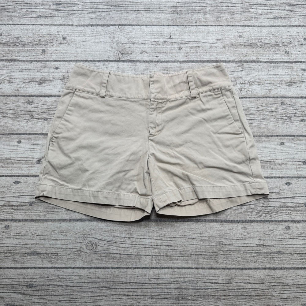 Banana Republic Shorts Women's 4 Beige Cotton Classic Hiking Outdoor Chino Y2K